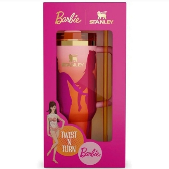 🔹️Stanley 🔹️X Barbie™ ’60s Twist ’N Turn Quencher 40 Oz - Picture 3 of 8